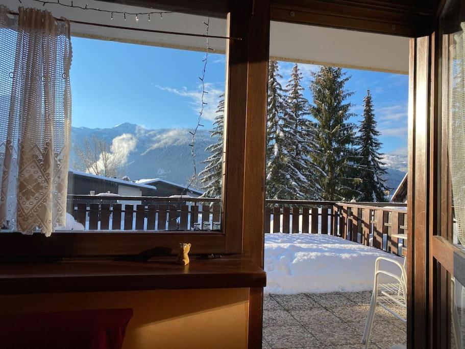 Ferienwohnung Dolomiti Terrace Cavalese Exterior foto