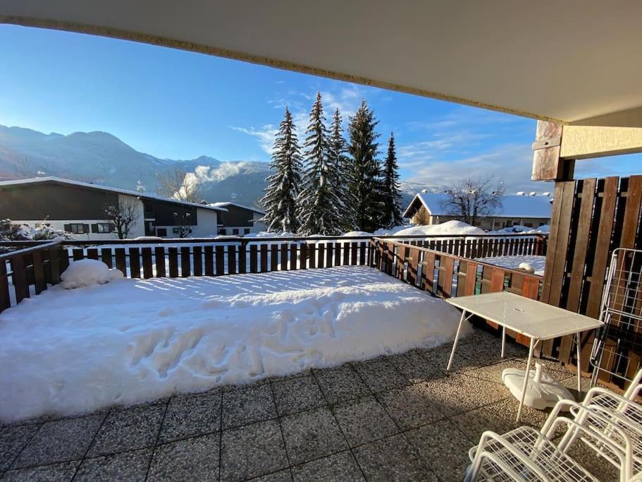 Ferienwohnung Dolomiti Terrace Cavalese Exterior foto